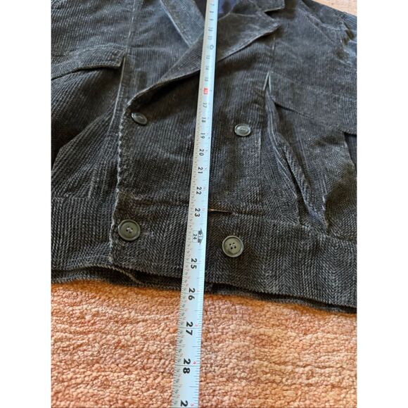 Mr Style Vintage Dark Gray Corduroy Bomber Jacket Cyprus Men’s L - Picture 2 of 10
